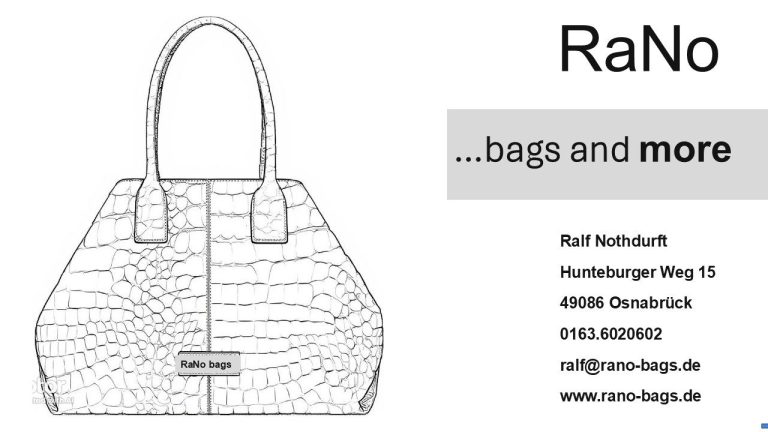RaNo...bags and more Visitenkarte